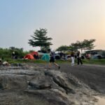 Sungai di area Sisi Cai Camp Ground Sentul